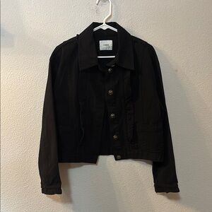 Le Cormang Black Denim Jacket